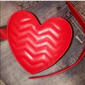 heart shaped fanny pack